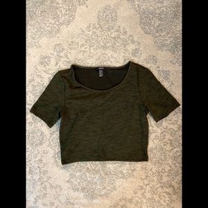 Crop top Forever 21- Green XL